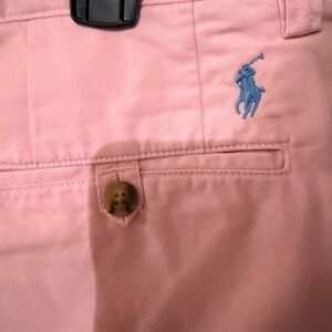 Ralph Lauren Light Pink Chino Pants with Blue Pony SZ 31/30
